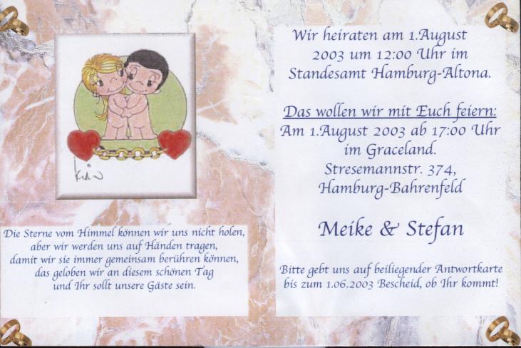 einladung hochzeit standesamt